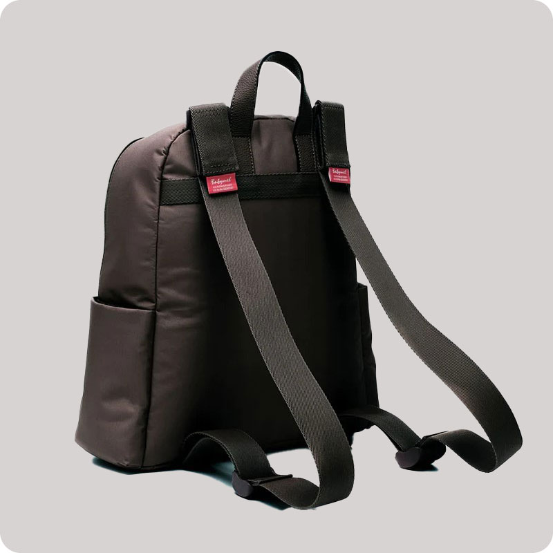 Babymel Gabby Vegan Leather Backpack Changing Bag - Black