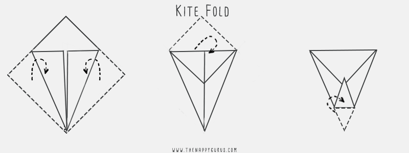 Terry Square Fold - Kite Fold