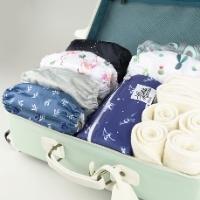 Cloth nappies in a suitcase