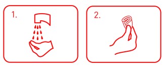 Menstrual Cup Fitting Guide steps 1 - 2