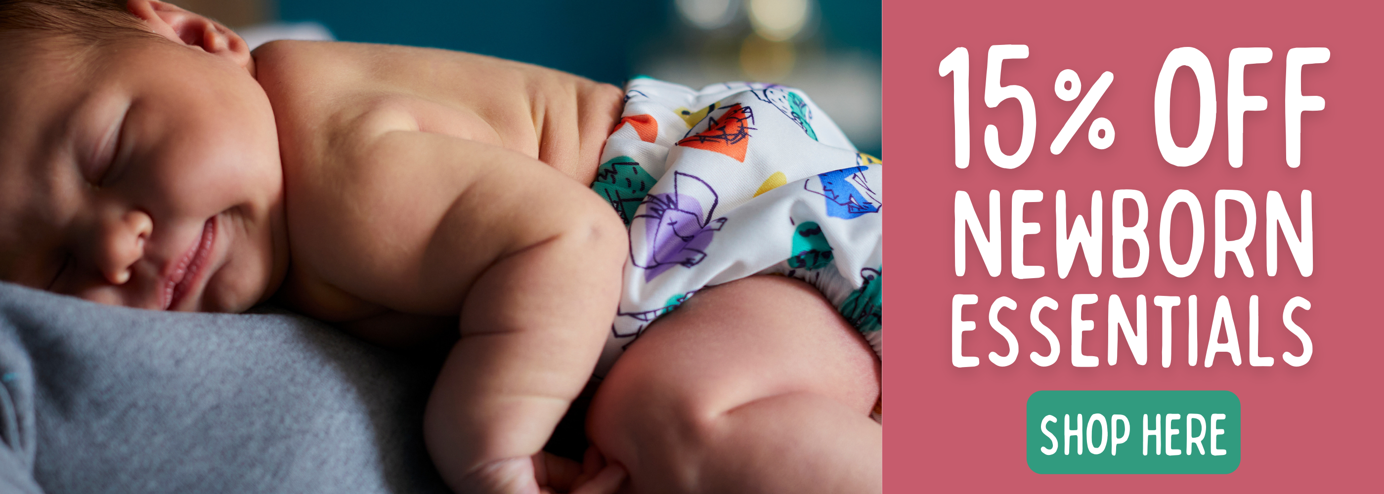 sale on newborn reusable nappies and wipes