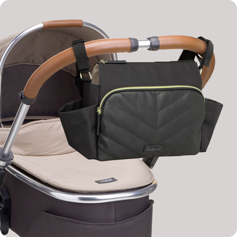 Babymel Amber Pushchair Organiser - Black