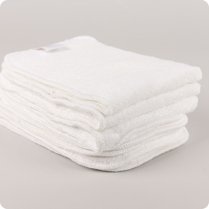 Bright White Wash Cloths, 6-Pack