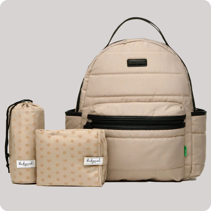 Changing Bag in Corduroy, Travel - camel, Nursery