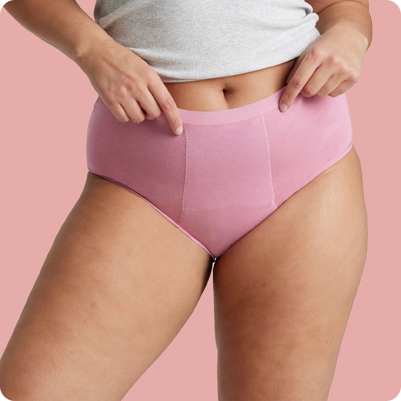 Love Luna Full Brief Period Pants - Pink