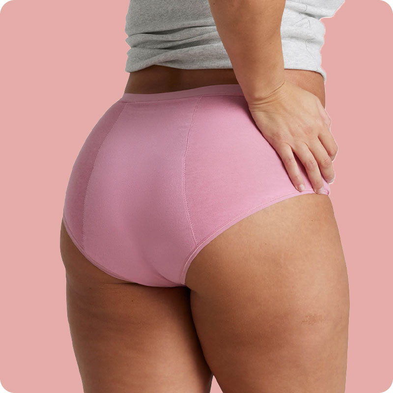 Love Luna Full Brief Period Pants - Pink