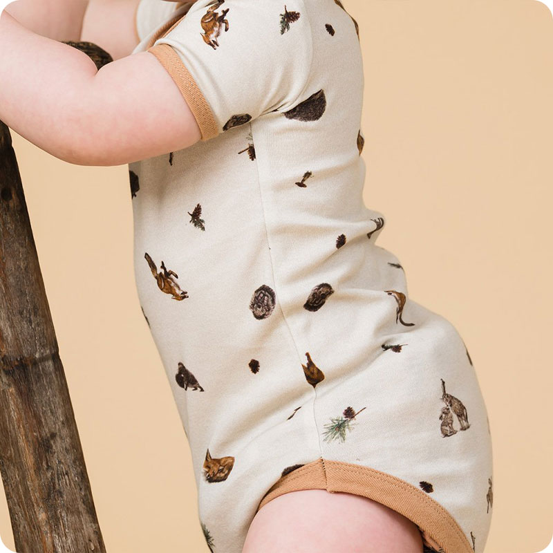 Little Lamb Over The Fence Bodysuit  - Woodland Wonderland