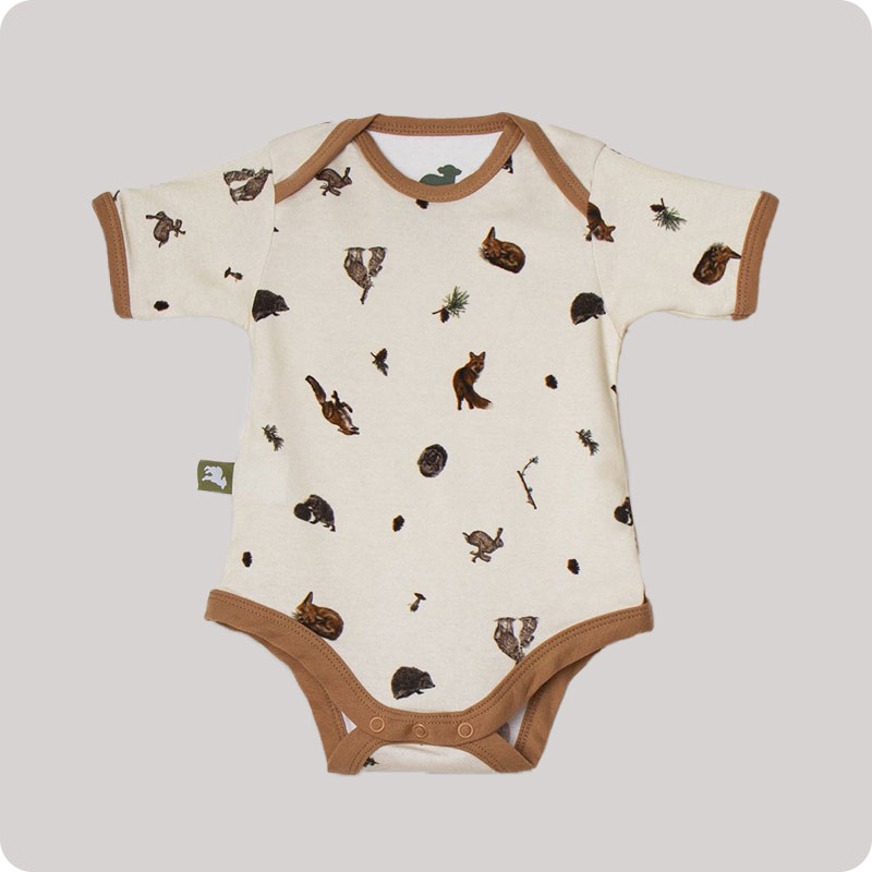 Little Lamb Over The Fence Bodysuit  - Woodland Wonderland