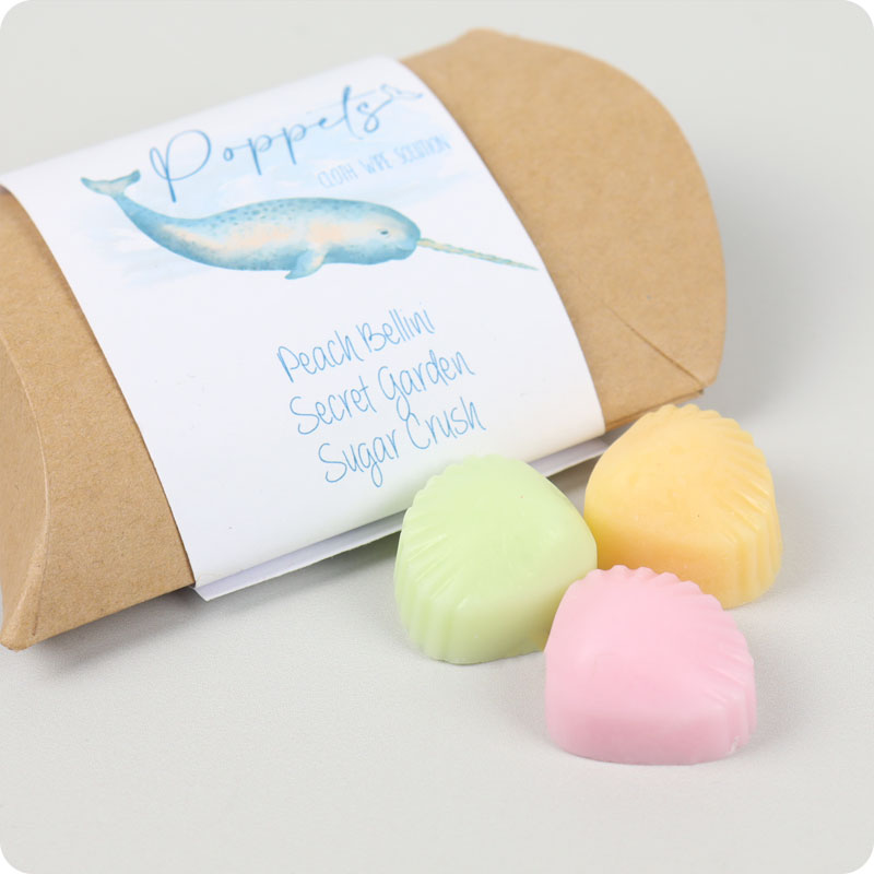 Poppets Wipe Solution 3 Pod Sample Pack