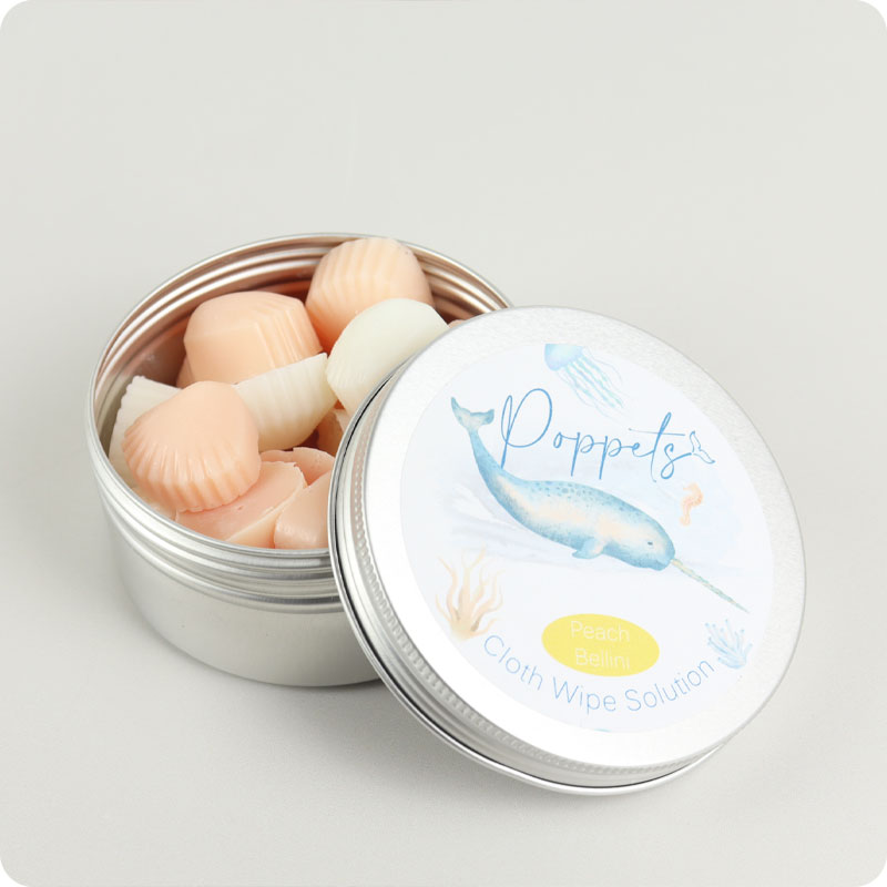 Poppets Natural Wipe Solution