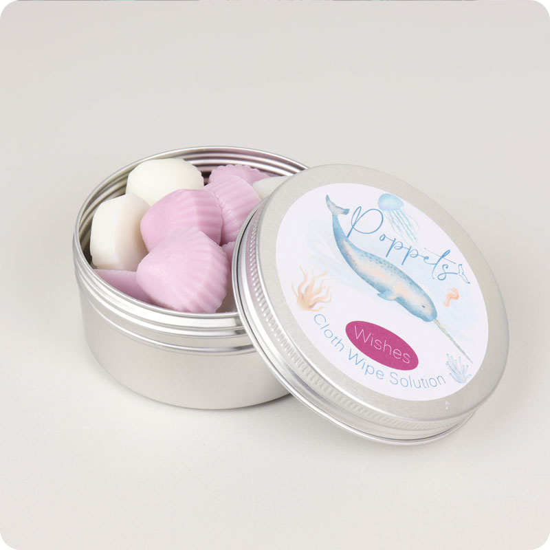Poppets Natural Wipe Solution