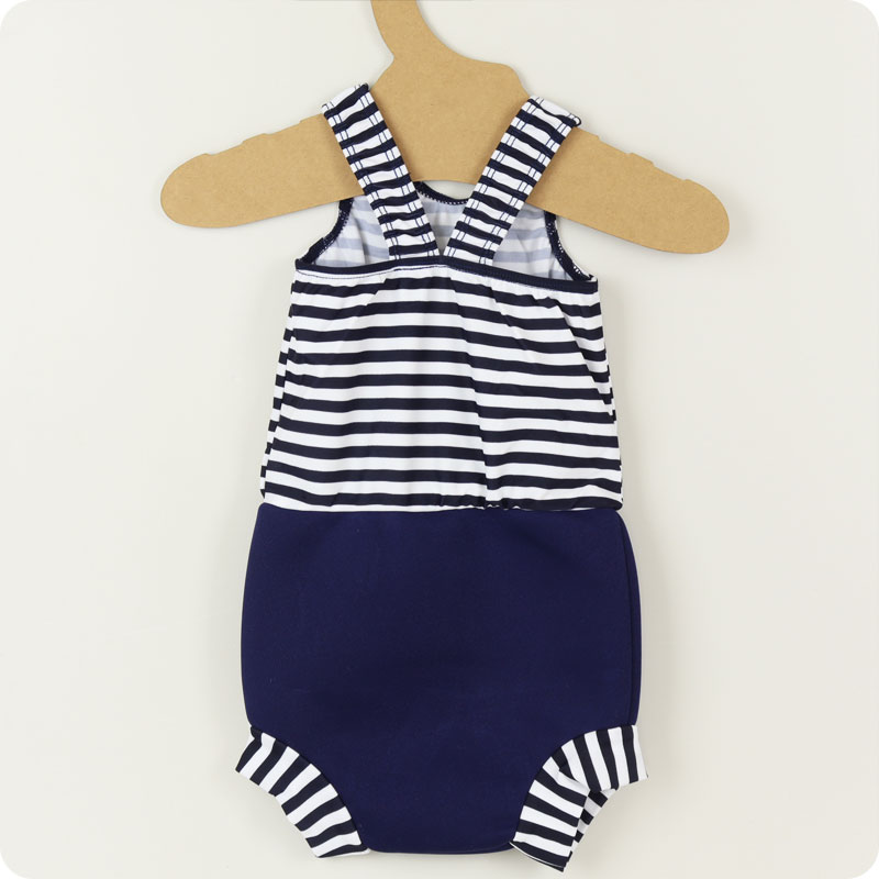 Splash About Happy Nappy Costume - Navy Stripes