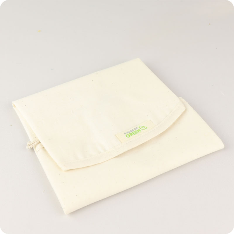 Slice of Green Organic Cotton Food Wrap