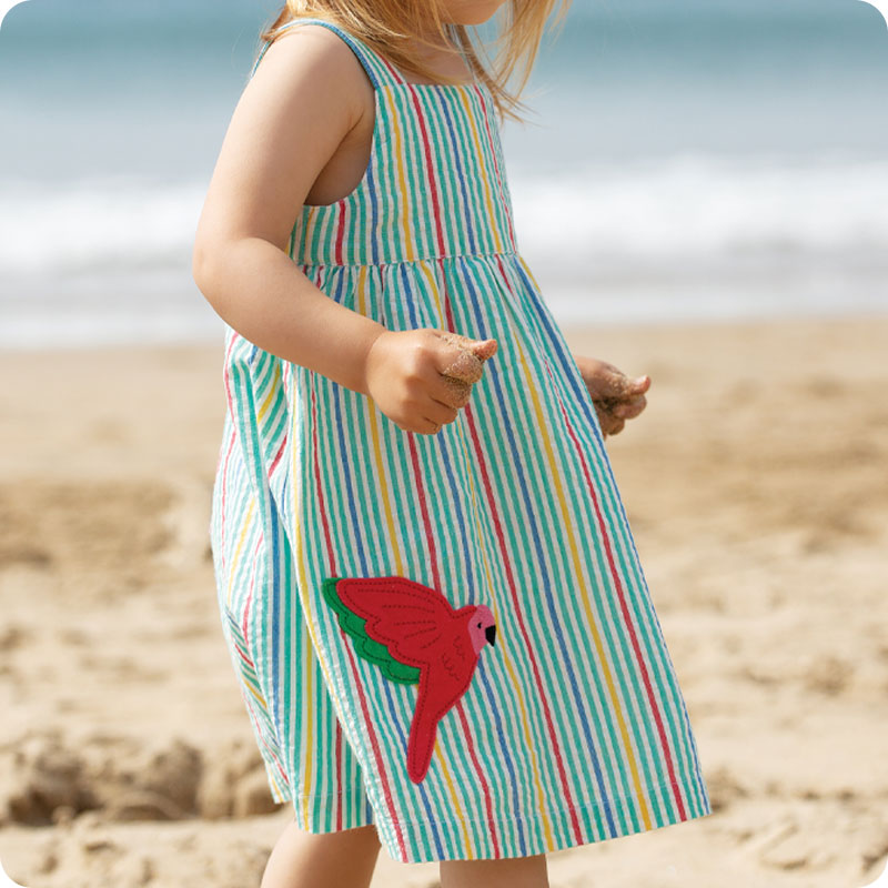 Clearance - Frugi Alma Dress 6-12 Months - Old Stock
