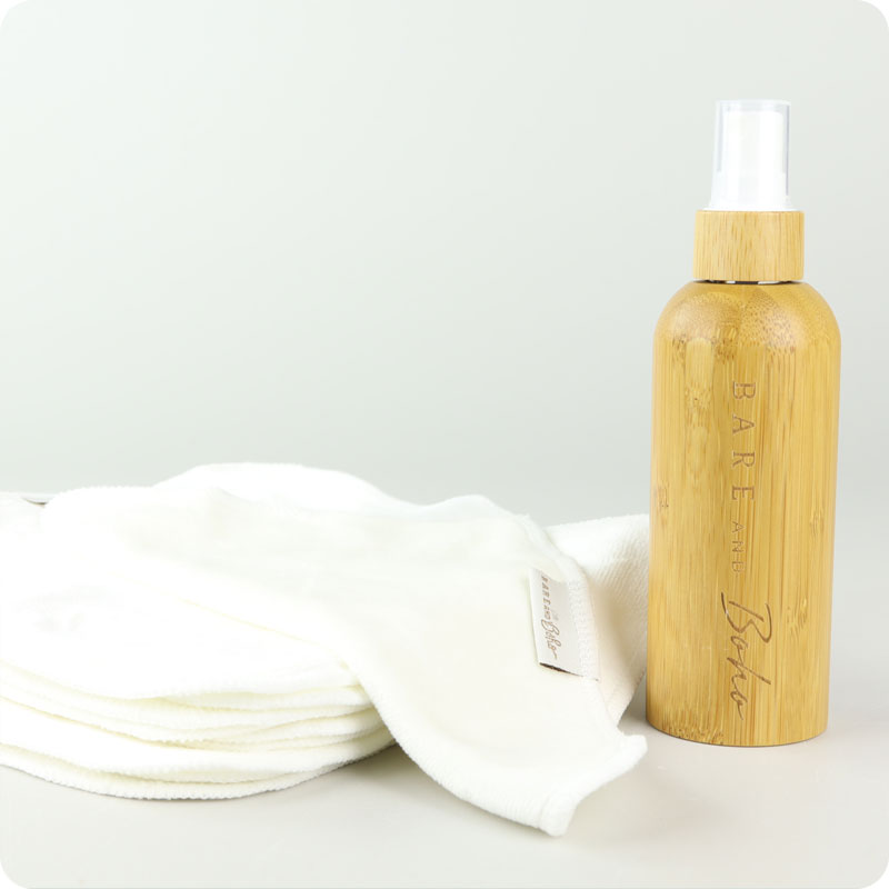 Bare & Boho Wipes & Bamboo Spray Bottle
