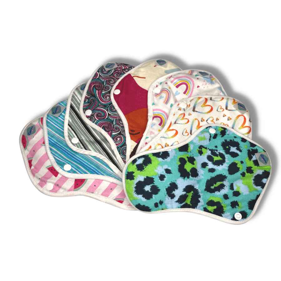 Reusable Cotton Night Pads Heavy Flow The Nappy Gurus