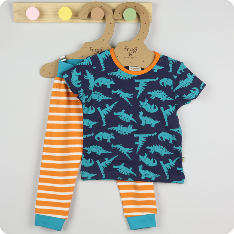 Frugi Orwin Outfit - Dinosaurs