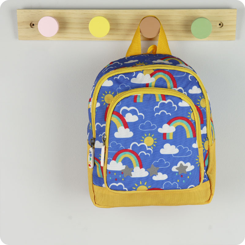 Frugi Little Adventurers Backpack - Rainbow Skies