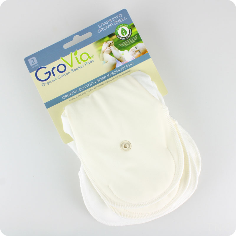 Grovia Organic Cotton Soaker Pad Insert - 2 Pack