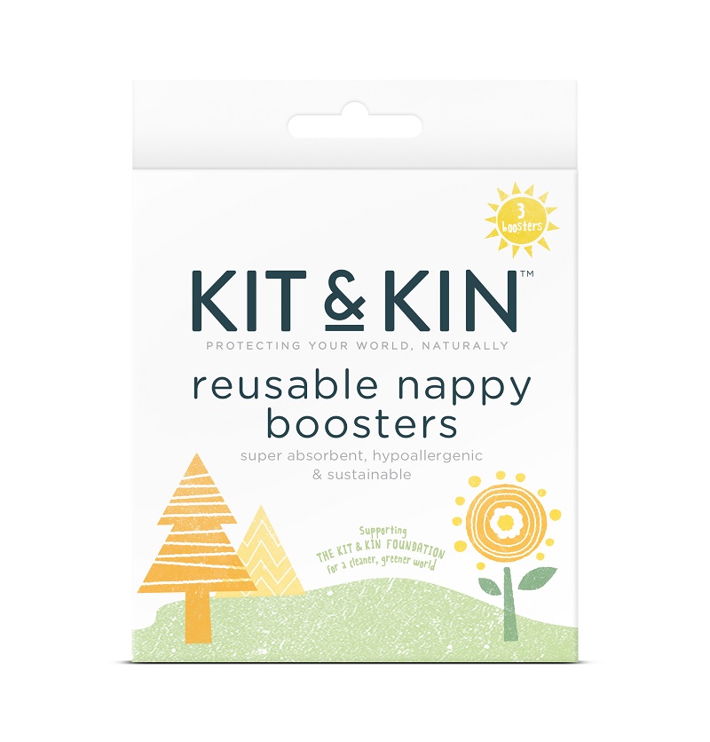 Kit & Kin Reusable Hemp Nappy Boosters