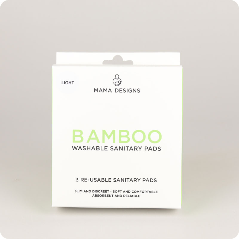 Mama Designs Reusable Sanitary Pads Light - 3 Pack