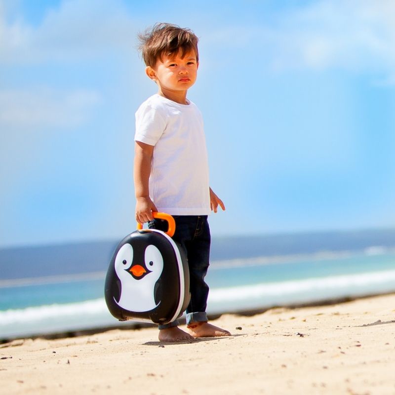 y Carry Potty - Pinguïn reispotje, bekroonde draagbare toiletbril voor