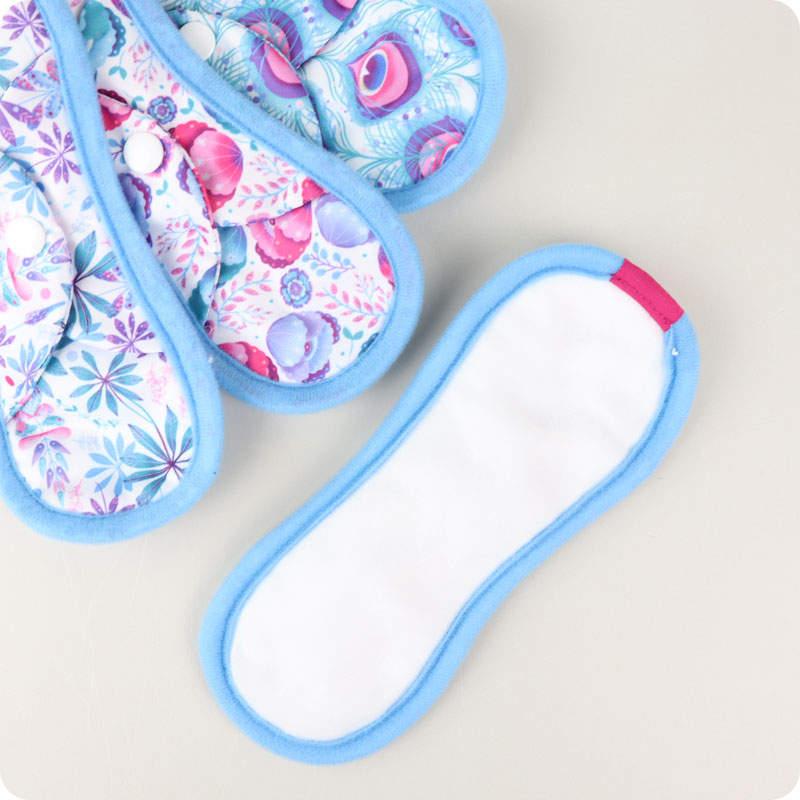 Nora Reusable Sanitary Cloth Pads - Light