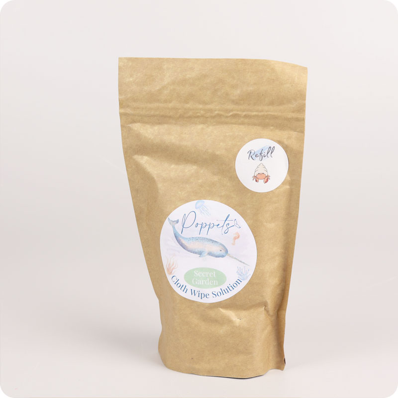 Poppets Natural Wipes Solution Refills The Nappy Gurus