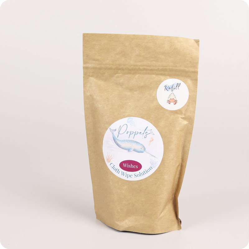 Poppets Natural Wipes Solution Refills The Nappy Gurus