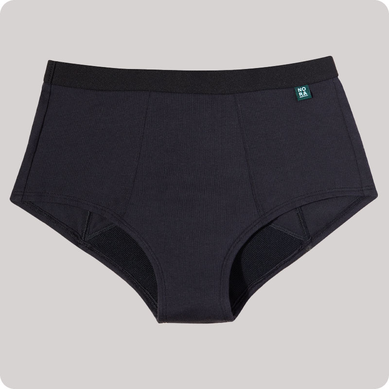 Nora Shorts Period Pants - Heavy Flow - Black
