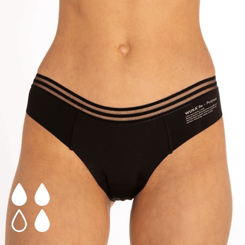 WUKA Repurpose Period Pants - French Bikini - Medium Flow