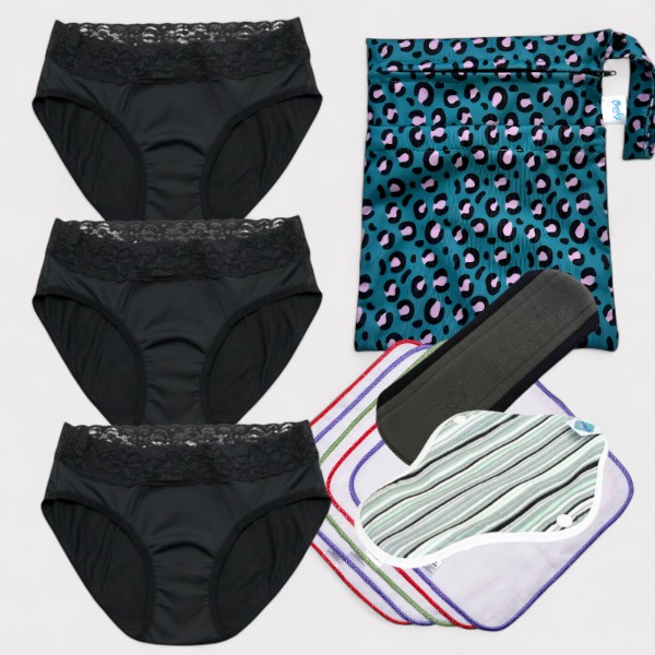 Cheeky Wipes Period Underwear Starter Pack | The Nappy Gurus