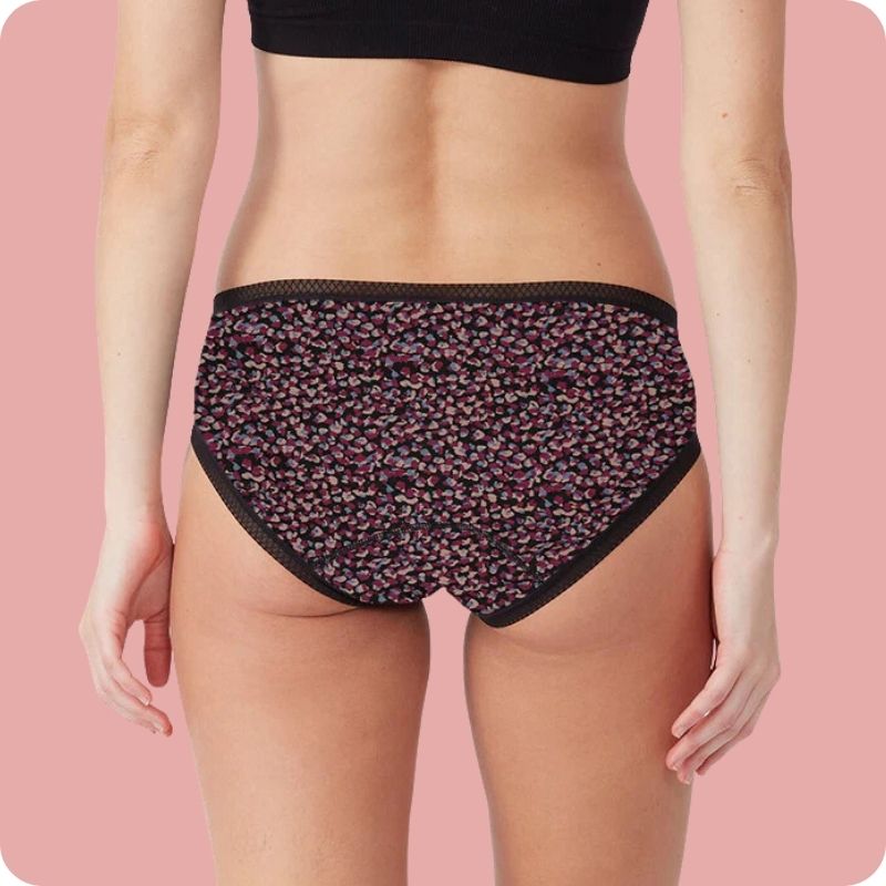 Love Luna Bikini Style Period Pants - Leopard Mocha