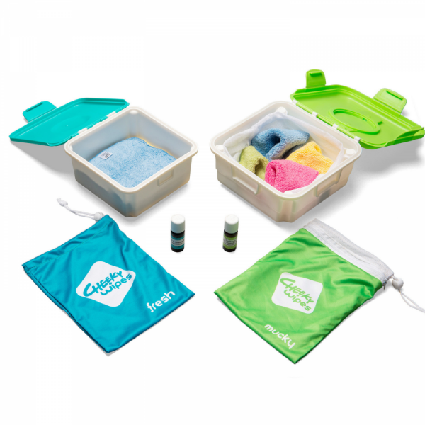 Premium Reusable Wet Wipes Kit