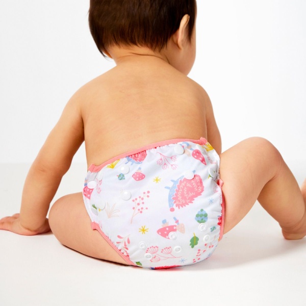 BabyPreg Short De Bain Bébé Couche Intégrée Taille Haute – Anti-Fuite – 3-5 Ans – Bleu