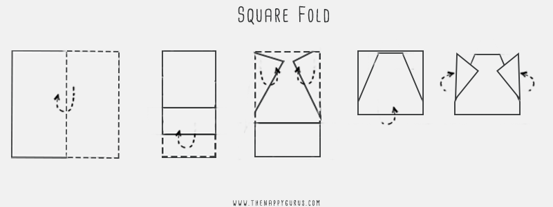 Terry Square - how to fold